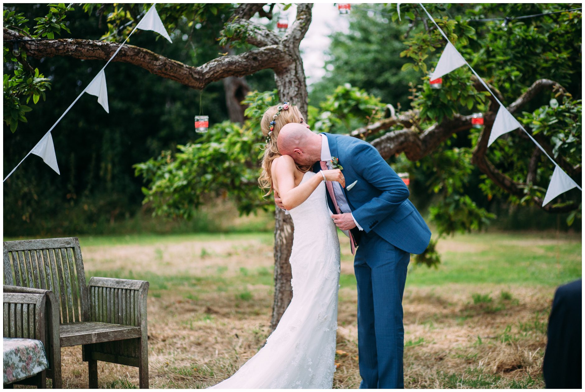 groom cried during ceremony at Cowparsley weddings