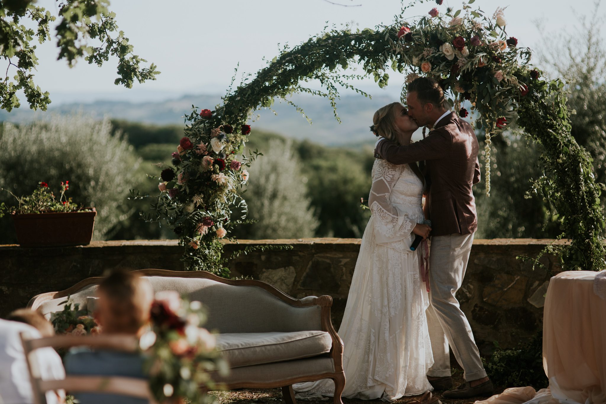 Tuscany wedding photography at Fattoria di Corsigano