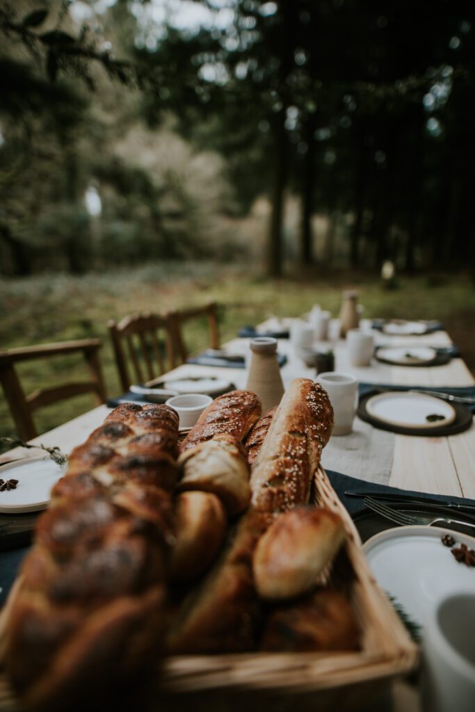 Breaking fast at Wild Tipi weddings