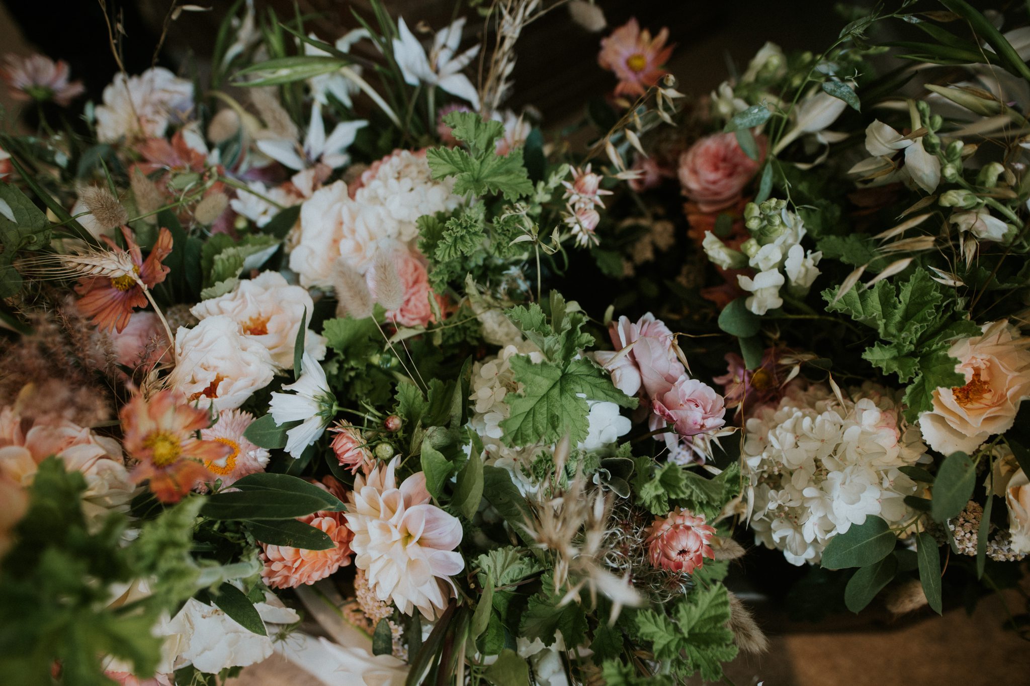 Beautiful flowers by Wild Rosamund for a wedding at Upthorne Wood in Suffolk